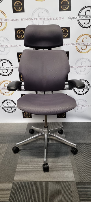 Humanscale Freedom High Back Aluminium — Symon Furniture & Interior