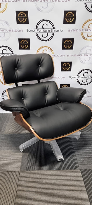 New Eames Style Lounger Chair and Ottoman