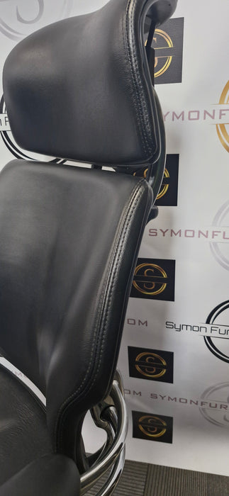 Humanscale Freedom Headrest / Black Leather / Chrome frame