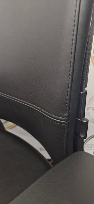 Steelcase Amia Drafting Stool / Black Leather