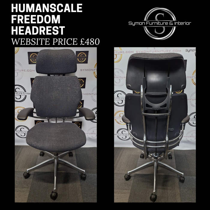 HUMANSCALE FREEDOM OFFICE CHAIR with HEADREST