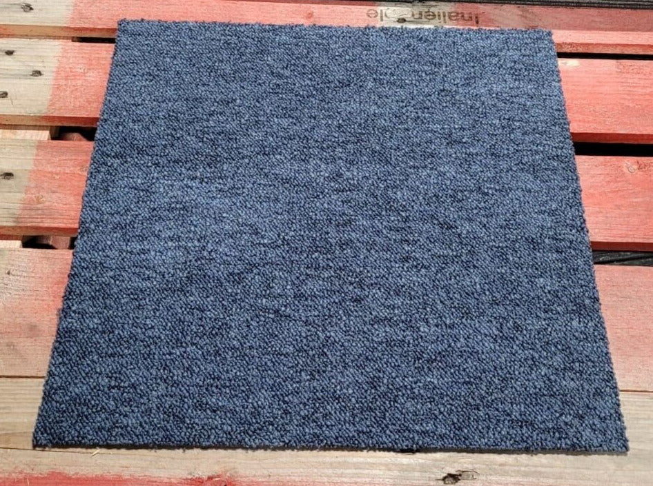 20x Brand new Blue Interface CARPET TILES — Symon Furniture & Interior