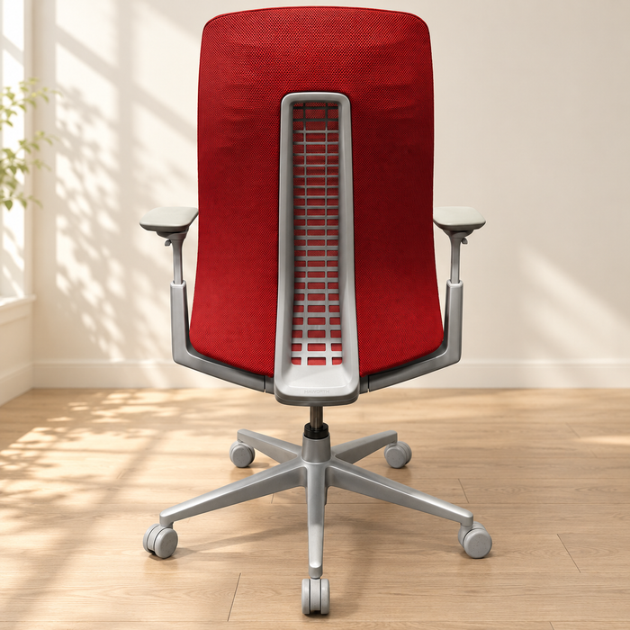 Haworth Fern Red 4D Arms - rear