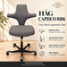 HAG Capisco 8106 / Black Frame / Grey Fabric