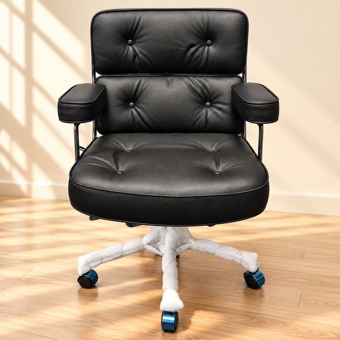 NEW Eames ES104 Style / Black / Leather – Gallery photo 1