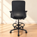 Steelcase Amia Drafting Stool / Black Leather – Gallery photo 5